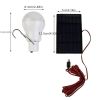 15W Portable Solar LED Bulb; Solar Powered Light Charged Solar Energy Lamp Flashlight For Outdoor Fishing Camping