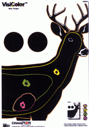 Champion Visicolor Target (Options: DEER 13"X18" 10-PACK)