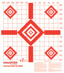 Champion Target Paper Redfield (Options: STYLE SIGHT-IN 100-PACK)