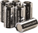 Streamlight Cr123A Batteries (Options: LITHIUM 6-PACK)