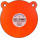 Ar-Mor 8" Ar500 Steel Gong (Options: 3/8" THICK STEEL ORANGE ROUND)