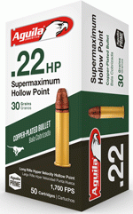 Aguila Super Max 22Lr 30Gr (Options: LEAD-RN 1000RD CASE LOT)