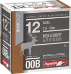 Aguila Shotshell 12Ga 2.75" (Options: 00 BUCK 25RD 10BX/CS)