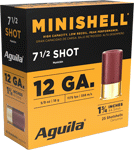 Aguila Mini-Shell 12Ga 1.75" (Options: 5/8OZ #7.5 25RD 10BX/CS)