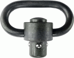 Grovtec Single Hd Push Button (Options: SWIVEL BLACK 1 1/2" 1-PACK)