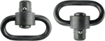 Grovtec Hd Push Button Swivels (Options: BLACK 1 1/4" 2-PACK)