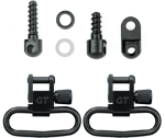 Grovtec Swivel Set For Ruger (Options: 10/22#3 & 44 1.25" LOOPS  BLK)