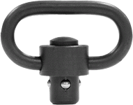 Grovtec Single Hd Push Button (Options: SWIVEL BLACK NITRIDE 1.25" 1PK)