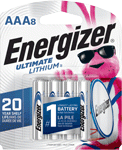 Energizer Ultimate Lithium (Options: BATTERIES AAA 8-PACK)