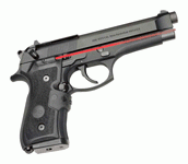 Crimson Trace Laser Lasergrip (Options: RED BERETTA 92/96/M9 FULL SIZE)