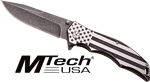 Mc Mtech 3.75" Drop Point (Options: FOLDER BLACK/WHITE FLAG SS)