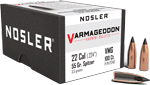 Nosler Bullets 22 Cal .224 (Options: 55GR VARMAGEDDON TIPPED 100CT)