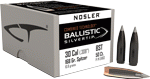 Nosler Bullets 30 Cal .308 (Options: 168GR BALLISTIC SILVER TIP 50C)