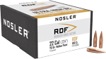 Nosler Bullets 22 Cal .224 (Options: 70GR RDF HPBT 100CT)