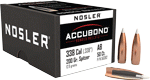 Nosler Bullets 338 Cal .338 (Options: 200GR ACCUBOND 50CT)