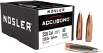 Nosler Bullets 338 Cal .338 (Options: 250GR ACCUBOND 50CT)