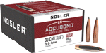 Nosler Bullets 30 Cal .308 (Options: 210GR ACCUBOND LR 100CT)