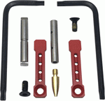 Kns Pin Kit Non-Rotating (Options: GEN ST AR15/M16 .154 RED)