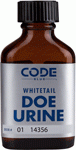 Code Blue Deer Lure Doe (Options: URINE 1FL OUNCE BOTTLE)