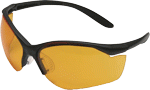 Howard Leight Vapor Ii Glasses (Options: BLACK FRAME/ORANGE LENS)