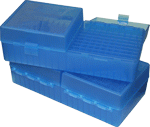 Mtm Ammo Box Small Rifle (Options: 200-ROUNDS FLIP TOP STYLE BLUE)