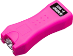 Sabre Stun Gun Flashlight Mini (Options: W/HOLSTER 1.600uC PINK)