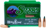 Sierra Bullets .20 Cal .204 (Options: 39GR BLITZKING 100CT)