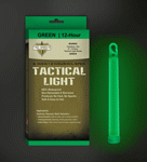 Tac Shield Tactical Light (Options: STICK 12 HOUR 6" GREEN 10PK)