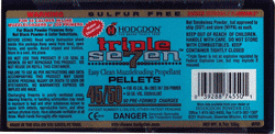 Hodgdon Triple Seven 50Gr Pell (Options: 45 CALIBER 50PK 12PK/CS)