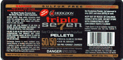 Hodgdon Triple Seven 50Gr Pell (Options: 50 CALIBER 100PK 12PK/CS)