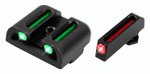 Truglo Sight Set Fiber Optic (Options: FOR GLOCK 9MM/.40 SET)