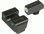 Truglo Sight Set For Glock Hi (Options: TRITIUM PRO WHITE W/ U-NOTCH)