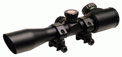 Truglo Tru-Brite 4X32Mm Scope (Options: ILLUMINATED R/G MIL-DOT BLACK)