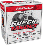 Winchester Target 12Ga 2.75" (Options: 1OZ #8 1180FPS 250RD CASE LOT)