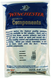 Winchester Unprimed Cases (Options: 220 SWIFT 100PK 20BX/CS)