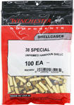 Winchester Unprimed Cases (Options: 38 SPECIAL 100PK 20BX/CS)