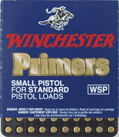 Winchester Primers Small (Options: PISTOL 5000PK-CASE LOTS ONLY)