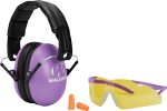 Walkers Muff Shooting Passive (Options: YOUTH GLASSES/PLUGS 27dB PURP)