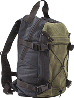 Grey Ghost Gear Throwback Bag (Options: BLACK/OLIVE DRAB)