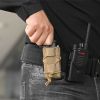 Molle Mag Pouch Open-Top Pistol Mag Pouch Adjustable Mag Pouch Compatible with Various MOLLE Tactical Belts