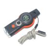 1pc 7 In 1 Safety Whistle; Magnifier; Flashlight & Compass For Emergency Survival Hiking