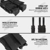 Molle Mag Pouch Open-Top Pistol Mag Pouch Adjustable Mag Pouch Compatible with Various MOLLE Tactical Belts