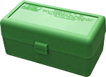 Mtm Ammo Box Medium Rifle (Options: 50-ROUNDS FLIP TOP STYLE GREEN)